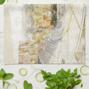 Ancient Theatre of Athens Greece Kitchen Towel 