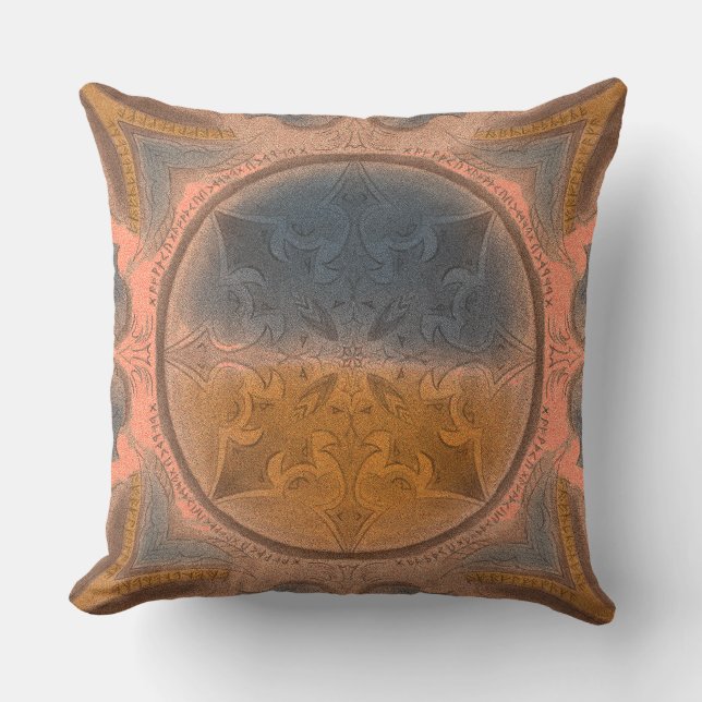 Ancient Throw Pillow (Front)