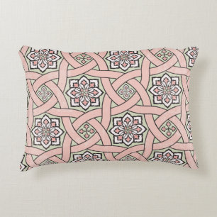 Ancient tile ornamental background, seamless patt decorative cushion