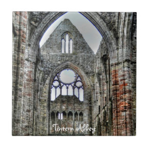 Ancient Tintern Abbey, Cistercian Monastery, Wales Ceramic Tile