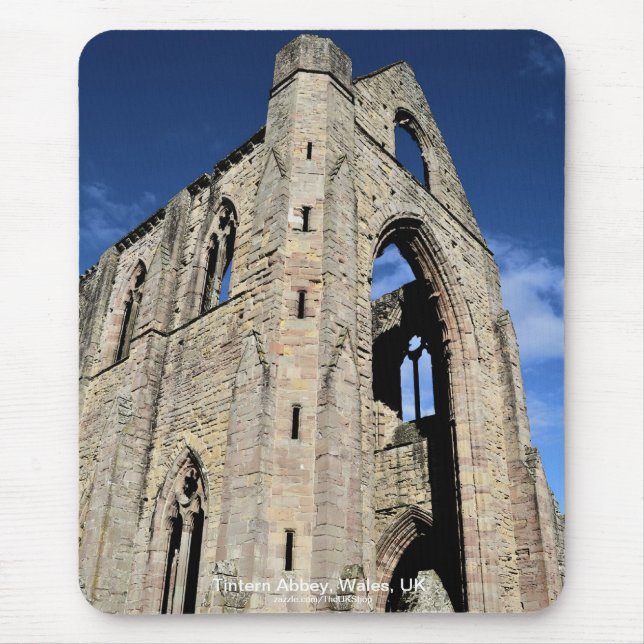 Ancient Tintern Abbey, Cistercian Monastery, Wales Mouse Pad (Front)