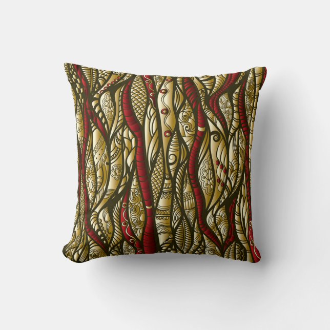 Ancient Totem Pattern Cushion (Front)