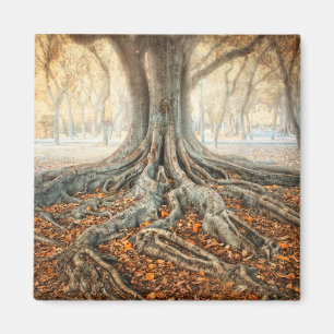 Ancient Tree Roots Magnet