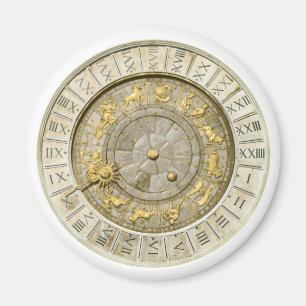Ancient Venice clock Magnet