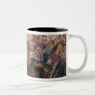 Ancient Warriors Two-Tone Coffee Mug