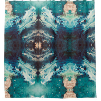 ANCIENT WAVES SHOWER CURTAIN