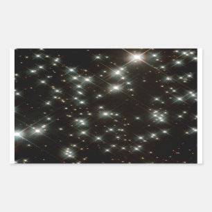 Ancient White Dwarf Stars In The Milky Way Galaxy Rectangular Sticker