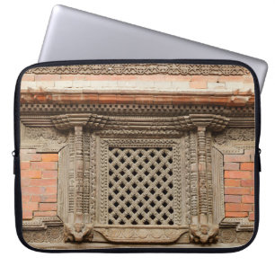 Ancient window in Nasal Chowk Courtyard of Hanuman Laptop Sleeve