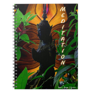 Ancient Wisdom Buddha Meditation Spiral Notebook