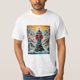Ancient Wisdom Confucius Zen Mountain T Shirt