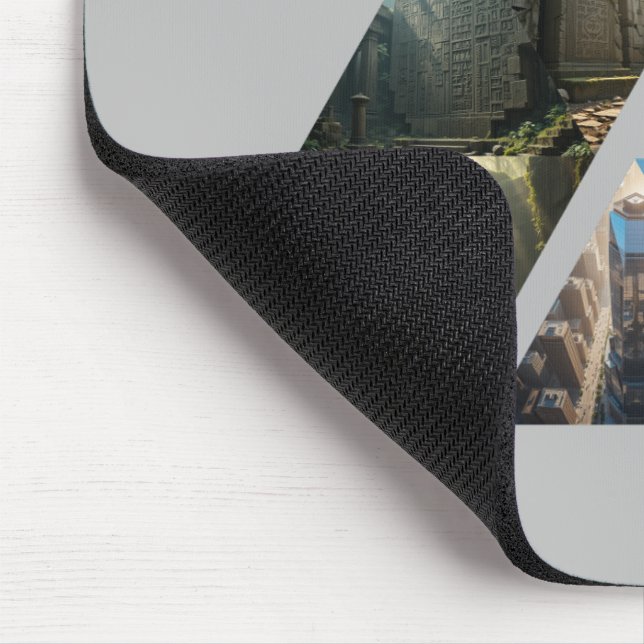 Ancient Wisdom, Modern Vision: Builders Through Ti Mouse Pad (Corner)
