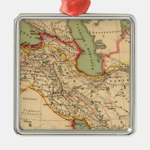 Ancient world empires of the Persians,Macedonians Metal Tree Decoration