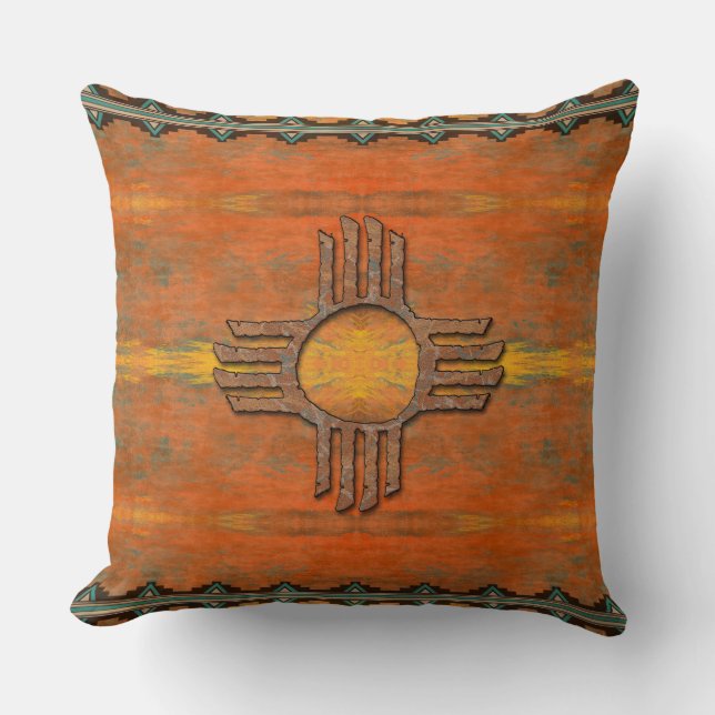 Ancient Zia Cushion (Front)