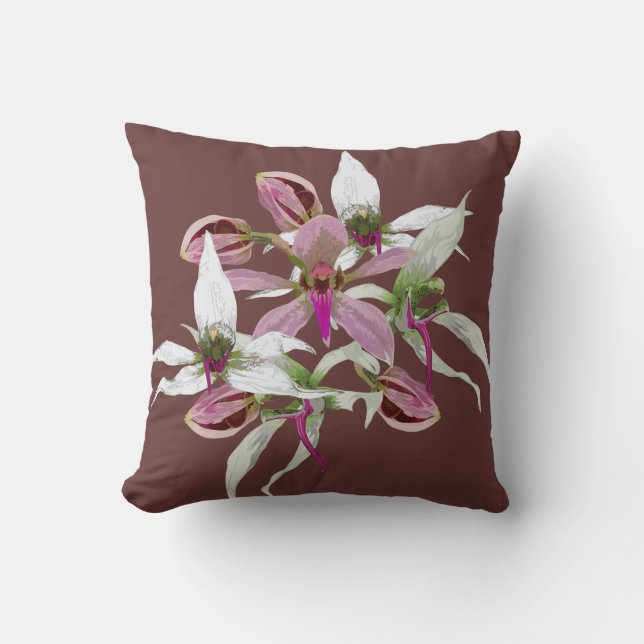Ancistrochilus orchids cushion (Front)