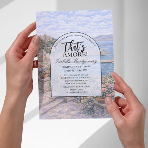 Ancona Italian Themed Bridal Shower Invitation