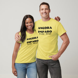 Ancora Imparo "still learning, Michelangelo" shirt