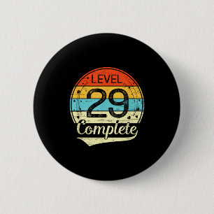 And 29th Wedding Anniversary Him Her 6 Cm Round Badge