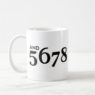 And 5678 coffee mug