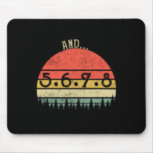 And 5678 Dance Music Teacher Line Dance Funny Danc Mouse Pad