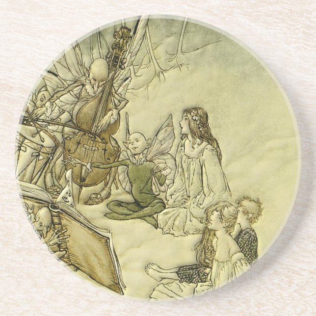 And a Fairy Song - Arthur Rackham Coaster (Front)