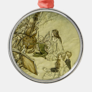 And a Fairy Song - Arthur Rackham Metal Tree Decoration
