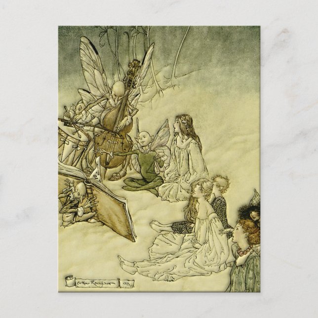And a Fairy Song - Arthur Rackham Postcard (Front)