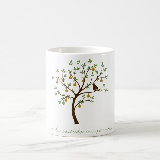 And a partridge in a pear tree coffee mug (Center)