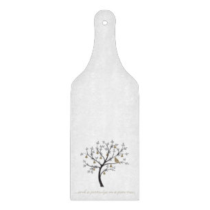 And a partridge in a pear tree cutting board