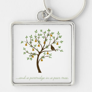 And a partridge in a pear tree key ring