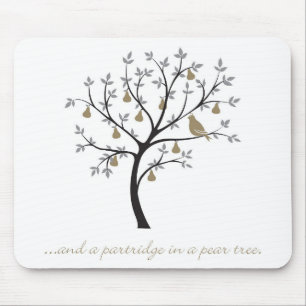 And a partridge in a pear tree mouse pad