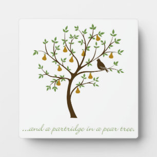 And a partridge in a pear tree plaque