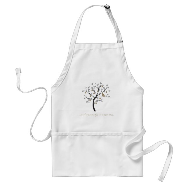 And a partridge in a pear tree standard apron (Front)