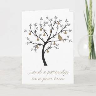 And a partridge in pee tree holiday card