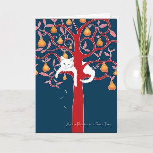And a Persian in a Pear Tree... Holiday Card