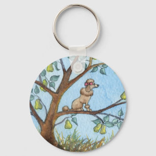 ...And a poo-oodle in a pear tree... Key Ring