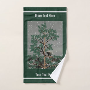 And A Porcupine In A Pine Tree Hand Towel