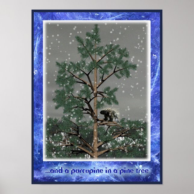 And A Porcupine In A Pine Tree Poster (Front)