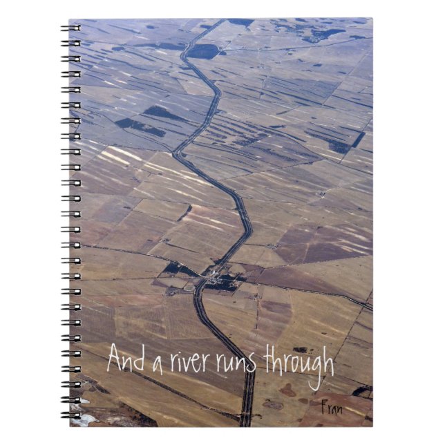 and a river runs through notebook (Front)