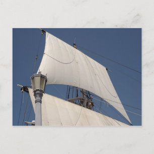 ... and a streetlamp to steer her by. postcard