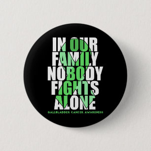And Bile Duct Cancer Awareness Supporter Fighter 6 Cm Round Badge