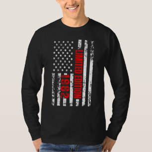 And Born In 1982 Patriotic 40th Birthday T-Shirt