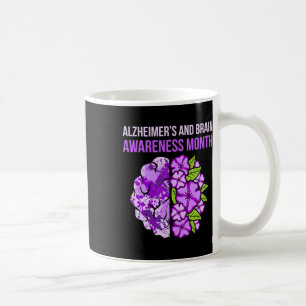 And Brain Awareness Month Purple Ribbon Graphic Coffee Mug