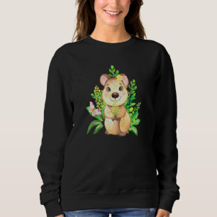 And Cute Australian Wombat Australia Animal Kangar Sweatshirt