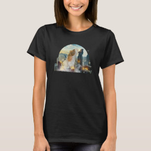 and cute guinea pig is wild at Christmas 1 T-Shirt