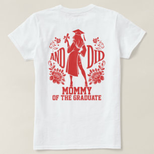 AND DID Urban Female Silhouette Trendy Graduation T-Shirt