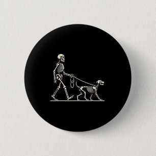 And Dog Lazy Halloween Costume Funny Skull Pet 6 Cm Round Badge