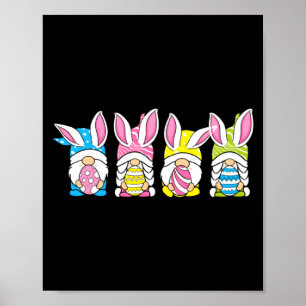 And Easter Bunny Spring Gnome Easter Poster