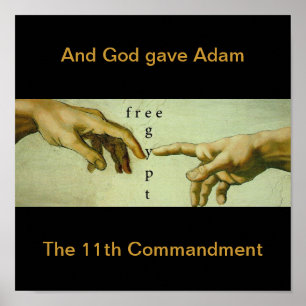 And God Gave Adam the 11th Commandment... Poster