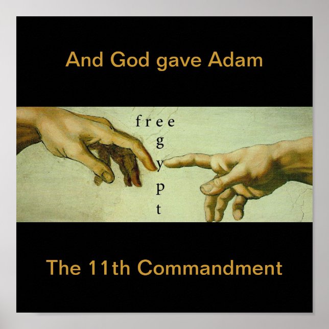 And God Gave Adam the 11th Commandment... Poster (Front)