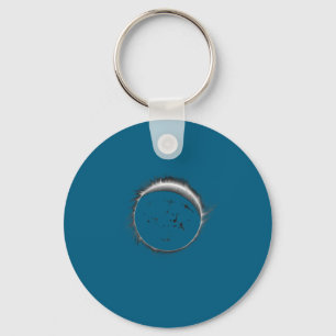 And Graphic Solar Eclipse Moon Sun Event Key Ring